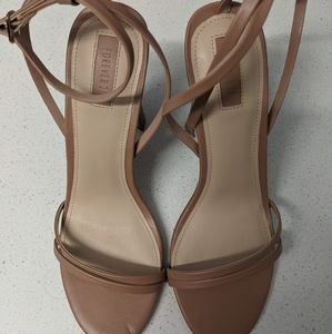 Nude Strappy Heels